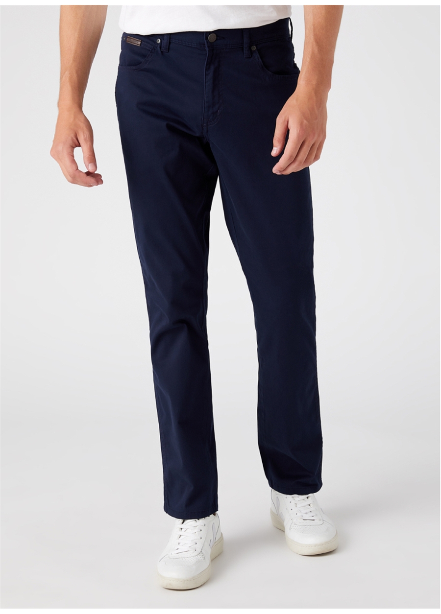 Wrangler Normal Bel Slim Fit Lacivert Erkek Chino Pantolon W12SEA114_TEXAS SLIM Chino Pantolon_5