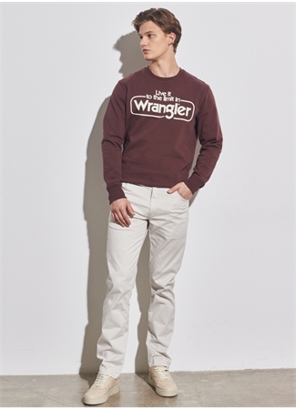 Wrangler Normal Bel Slim Fit Gri Erkek Chino Pantolon W12SEAB26_TEXAS SLIM Chino Pantolon_5