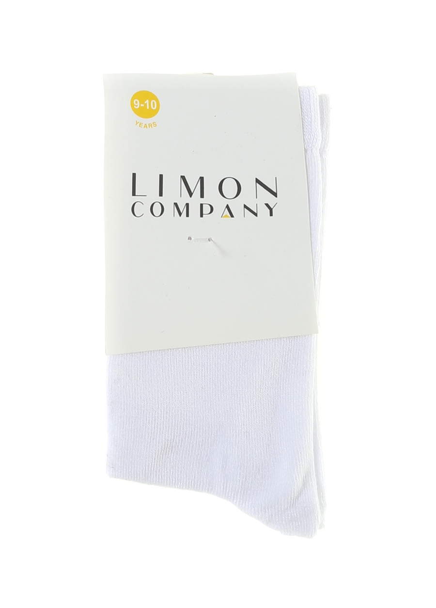 Limon Beyaz Erkek Soket Çorap - BAMBU1495