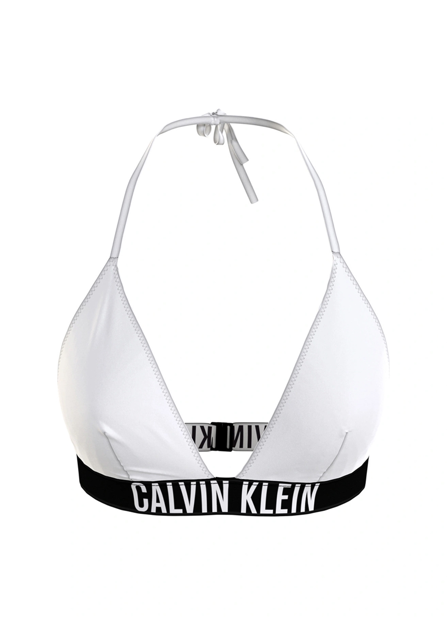 Calvin Klein Beyaz Kadın Bikini Üst KW0KW01824YCD
