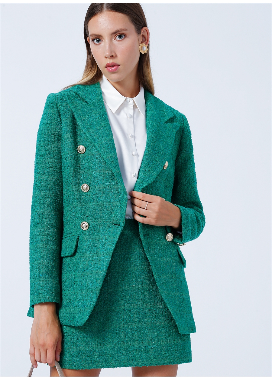 Fabrika Yeşil Kadın Blazer Ceket LEDA
