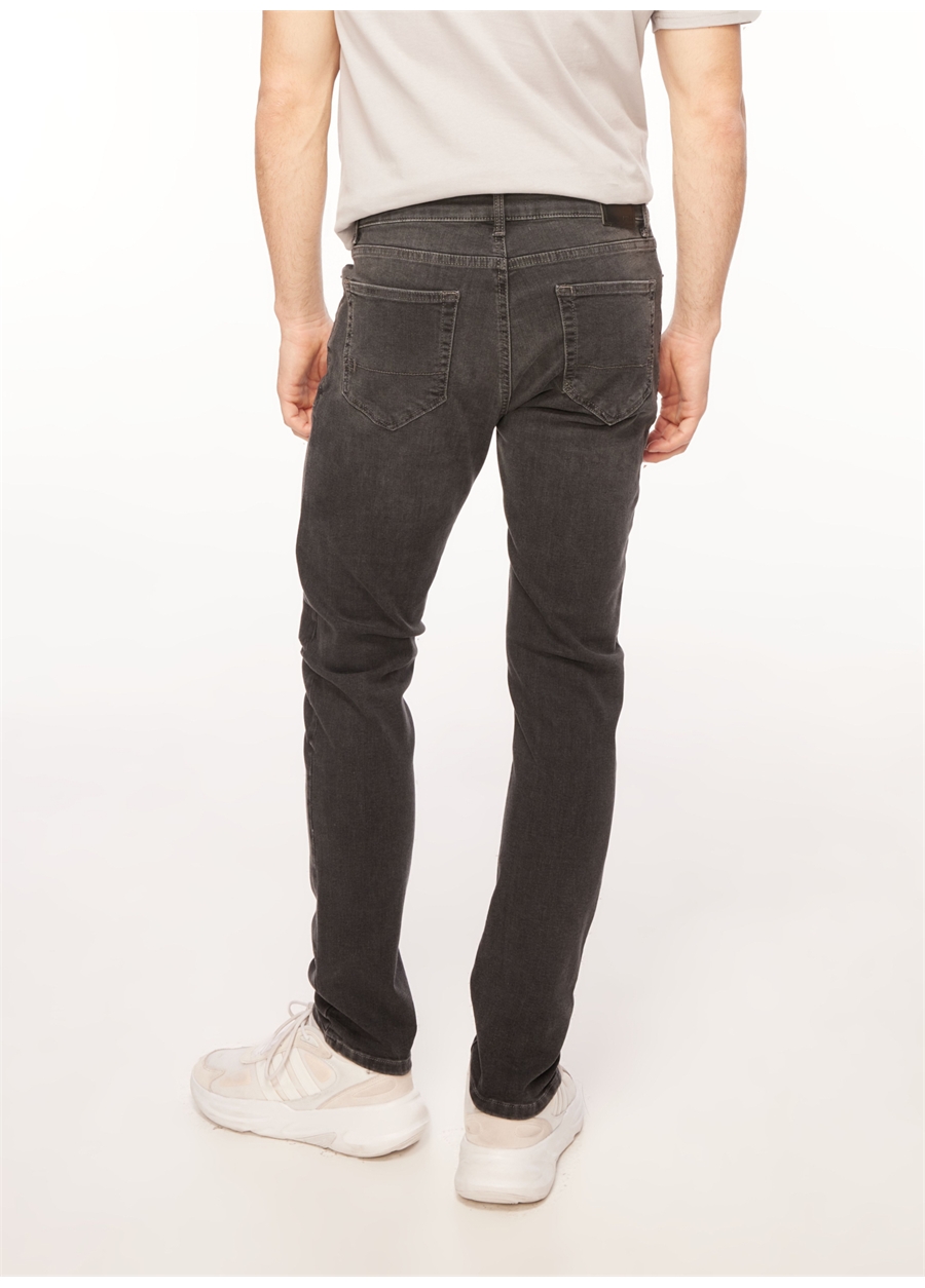 Aeropostale Standart Bel Düz Paça Skinny Fit Antrasit Erkek Denim Pantolon E-SKINNY_3