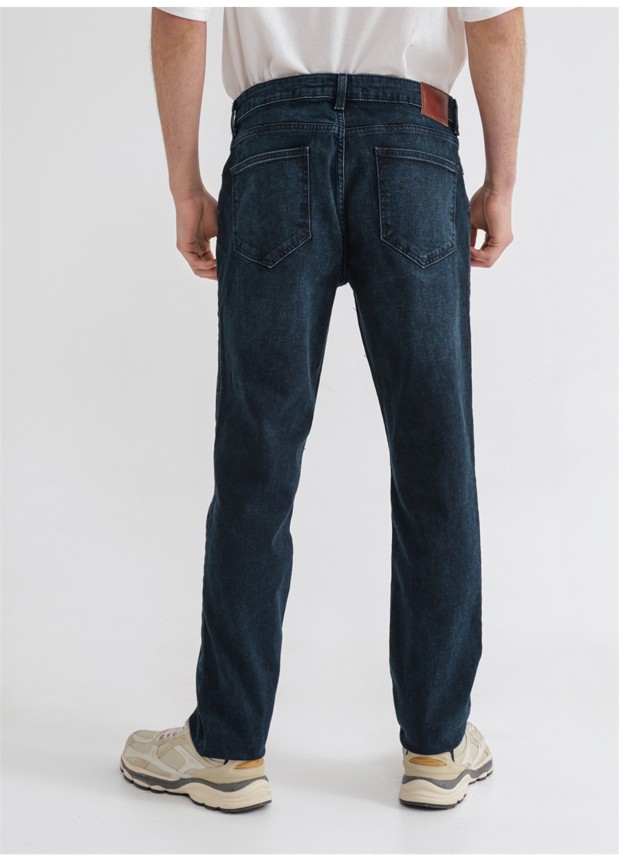 Aeropostale Standart Bel Düz Paça Standart Koyu İndigo Erkek Denim Pantolon E-STRAIGT-03_3