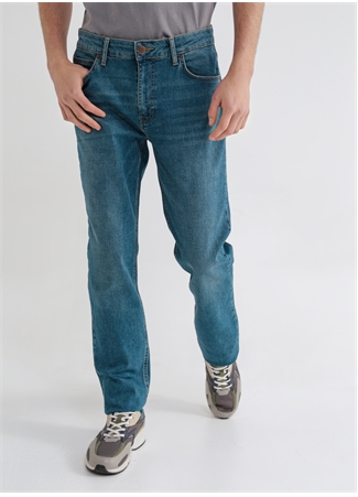 Aeropostale Standart Bel Düz Paça Standart İndigo Erkek Denim Pantolon E-STRAIGT-01_2