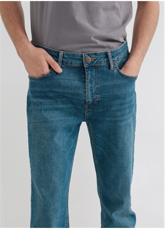 Aeropostale Standart Bel Düz Paça Standart İndigo Erkek Denim Pantolon E-STRAIGT-01_4