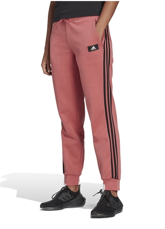 Adidas Normal Koyu Pembe Kadın Eşofman Altı HK0511 W FI 3S Reg Pnt