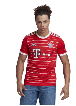 Adidas Kırmızı Erkek Bayern Münih Forma H39900 FCB H JSY_1