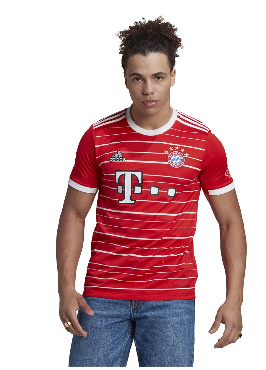 Adidas Kırmızı Erkek Bayern Münih Forma H39900 FCB H JSY_1