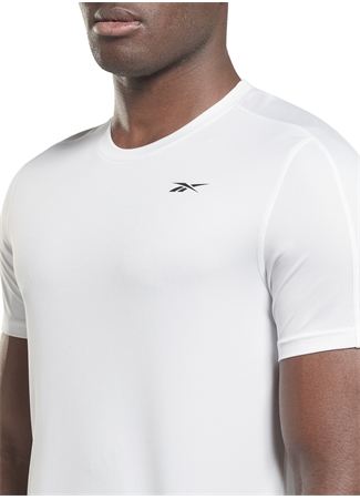 Reebok 100057840 SS TECH TEE Beyaz Erkek Bisiklet Yaka Standart Fit T-Shirt_2