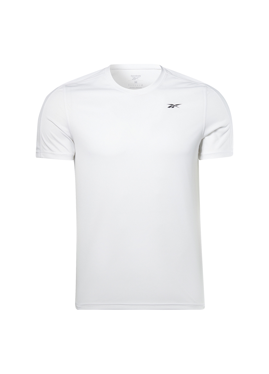 Reebok 100057840 SS TECH TEE Beyaz Erkek Bisiklet Yaka Standart Fit T-Shirt_5