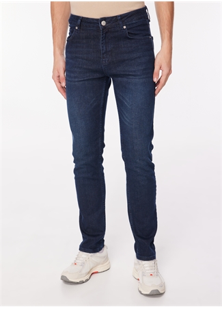 Aeropostale Standart Bel Düz Paça Slim Fit Koyu İndigo Erkek Denim Pantolon E-SLIM FIT-03_2