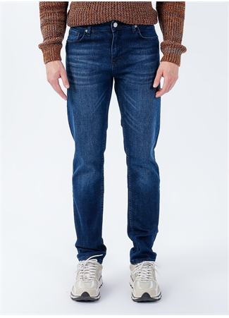 Aeropostale Standart Bel Düz Paça Slim Fit İndigo Erkek Denim Pantolon E-SLIM FIT-03_1