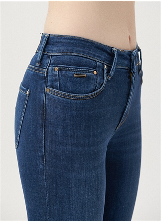 Mavi TESS Indigo GOLD PREM Normal Bel Ankle Paça Skinny Fit Kadın Denim Pantolon M100328-82232_5