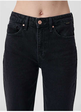 Mavi Yüksek Bel Geniş Paça Regular Fit Antrasit Kadın Denim Pantolon M101072-82298 VICTORIA Dark Smoke D_7