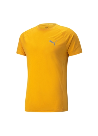 Puma Bisiklet Yaka Düz Turuncu Erkek T-Shirt 84991339 Evostripe Tee_5