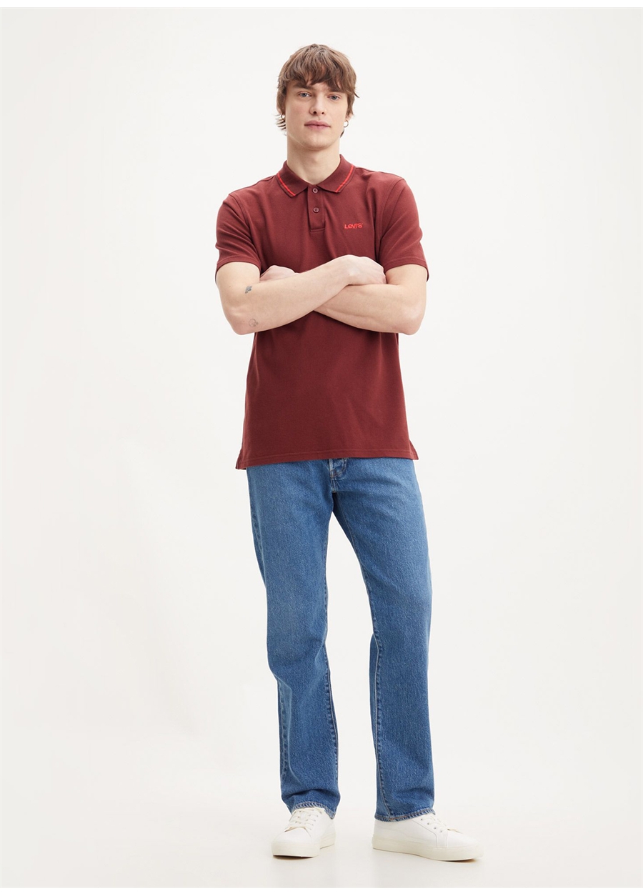 Levis Kırmızı Erkek Polo T-Shirt RELAXED SEASONAL POLO PORT