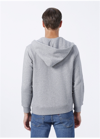 Levis Kapüşon Yaka Gri Erkek Sweatshırt TR CORE NG ZIP UP CHISEL 1 GREY H_3