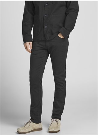 Jack & Jones 12201530_JPSTGLENN JJORIGINAL AKM Siyah Erkek Düşük Bel Slim Fit Denim Pantolon_1