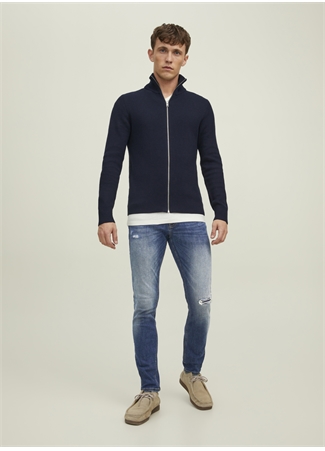 Jack & Jones 12213182_JJIGLENN JJORIGINAL RA 094 Erkek Düşük Bel Slim Fit Denim Pantolon_0