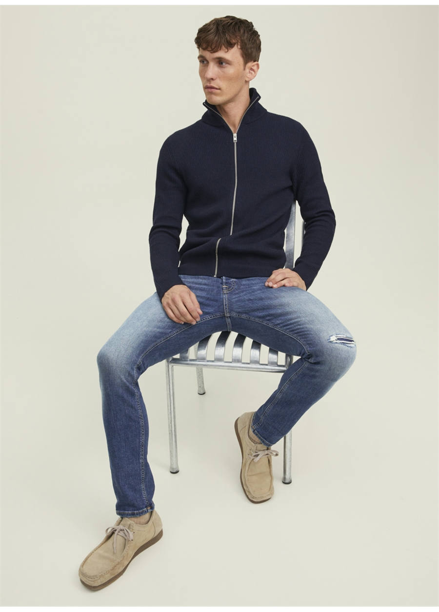 Jack & Jones 12213182_JJIGLENN JJORIGINAL RA 094 Erkek Düşük Bel Slim Fit Denim Pantolon_6