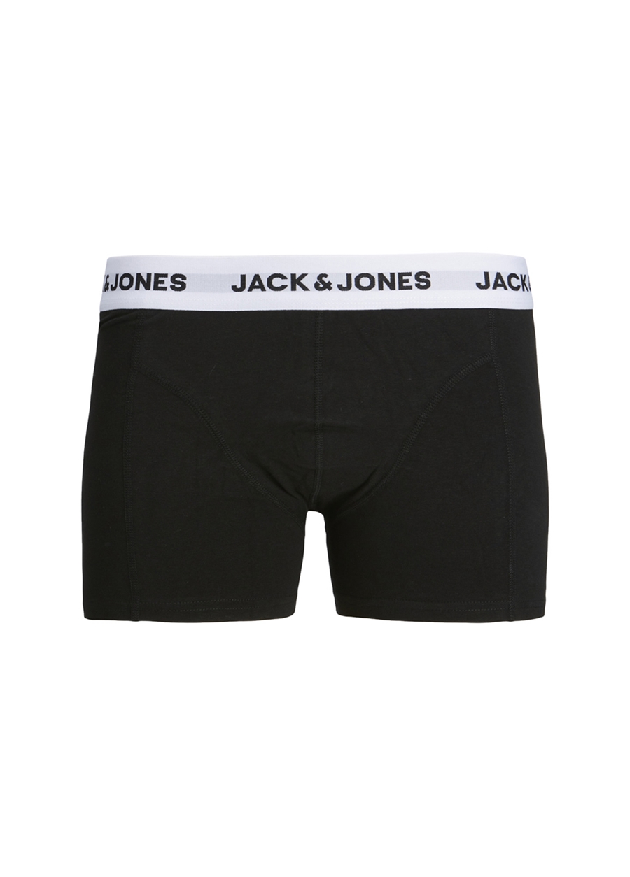 Jack & Jones Siyah Erkek Boxer 12214065_JACBASIC WHITE WB TRUNK SN