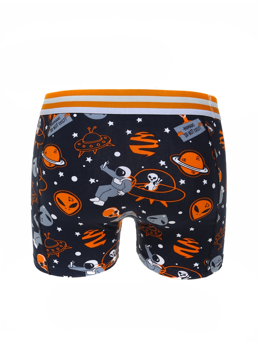 Jack & Jones Koyu Lacivert Erkek Boxer 12225098_JACSPACE SKULLS TRUNK TRY_1