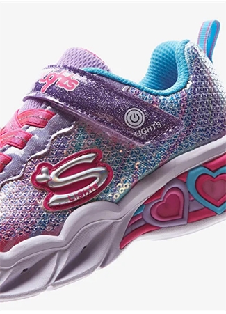 Skechers Çok Renkli Kız Çocuk Yürüyüş Ayakkabısı 302313L PRMT SWEETHEART LIGHTS_3