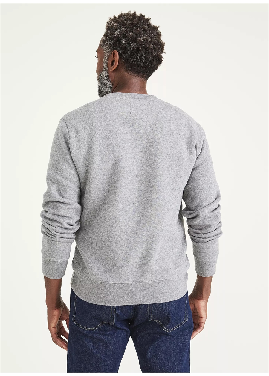 Dockers Regular Fit Gri Erkek Crewneck Sweatshirt A3199-0008_2