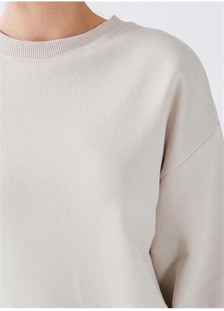 Mavi Bisiklet Yaka Gri Kadın Sweatshırt M1611147-70078 CROP SWEATSHIRT Dawn_4