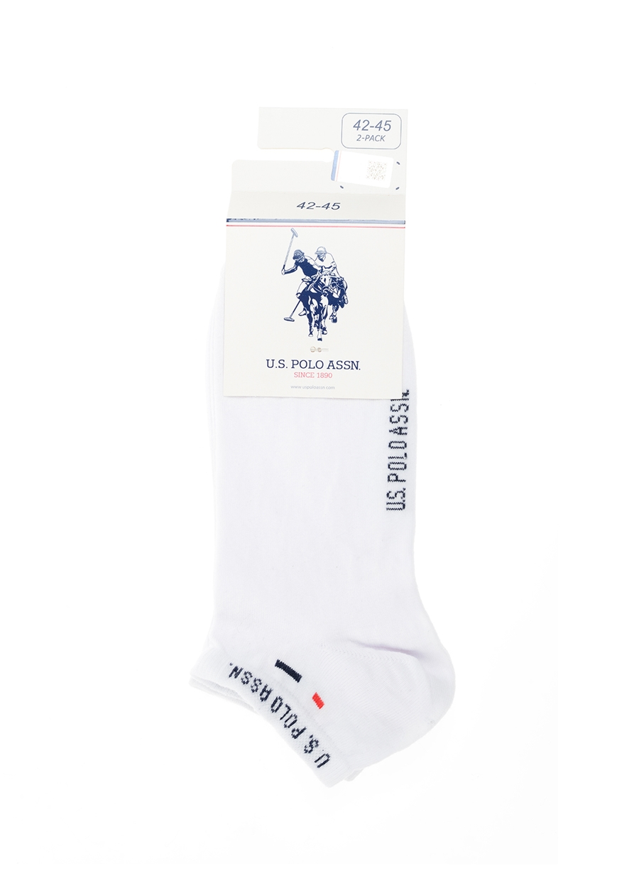 U.S. Polo Assn. Erkek Beyaz Çorap JAMES-SK22-2.BY0001