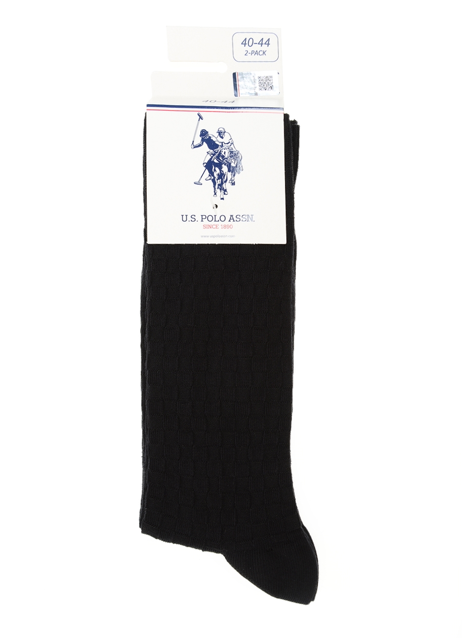 U.S. Polo Assn. Siyah Erkek Çorap TRON.VR046