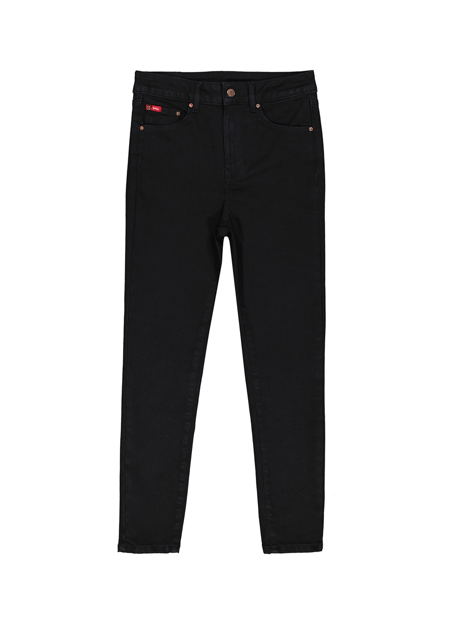 Lee Cooper Yüksek Bel Dar Paça Super Slim Fit Kadın Denim Pantolon 231 LCF 121019 JAYCEE NICOLE BLACK