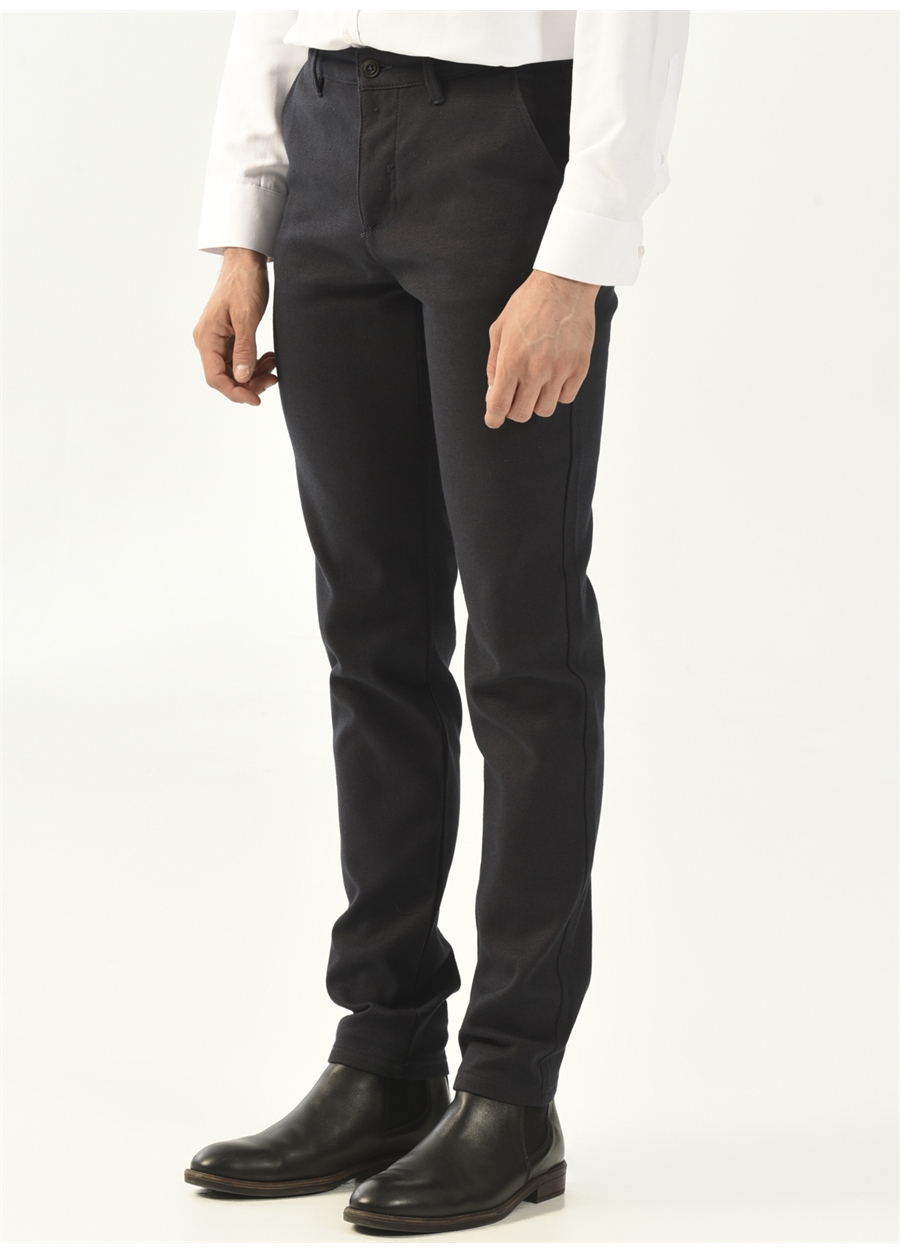 Pierre Cardin Normal Bel Normal Paça Slim Fit Kahve Erkek Pantolon BLANCY_3