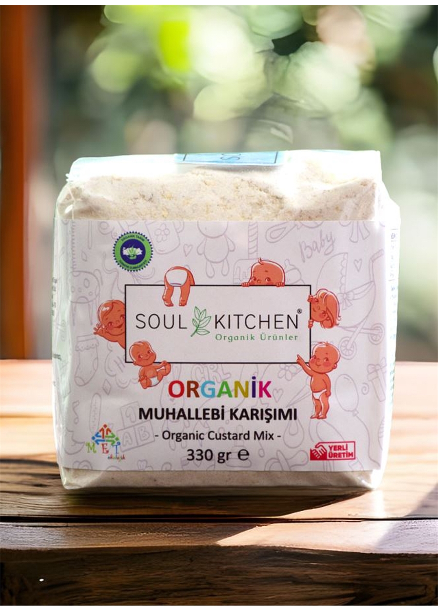 Soul Kitchen Organik Ürünler - Organik Bebek Muhallebi Karışımı 330Gr