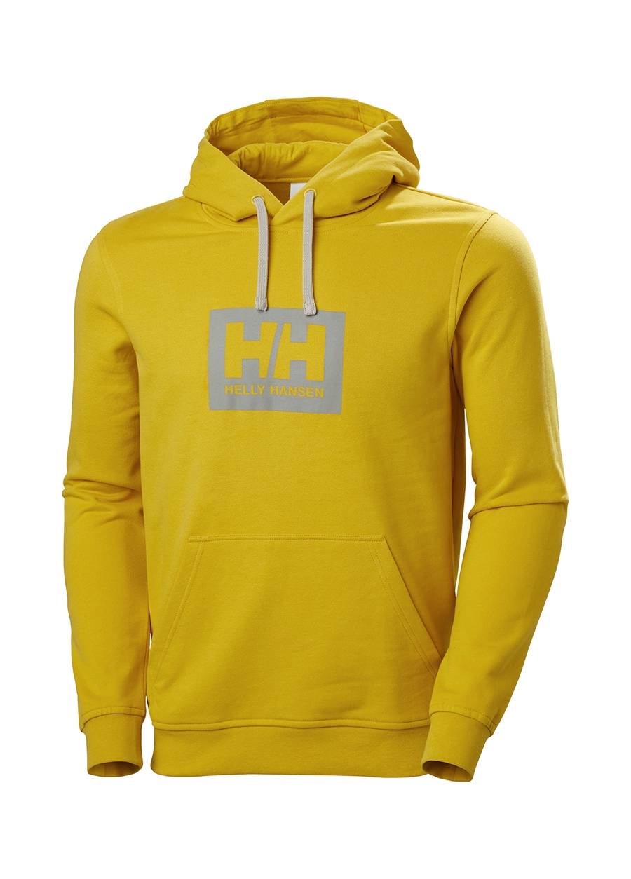 Helly Hansen Sarı Erkek Kapüşonlu Sweatshirt HHA.53289_HH BOX HOODIE