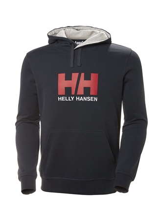 Helly Hansen Lacivert Kadın Kapüşonlu Sweatshirt HHA.33978_W HH LOGO HOODIE