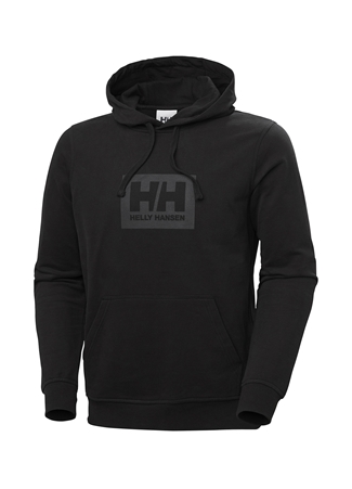 Helly Hansen Siyah Erkek Kapüşonlu Sweatshirt HHA.53289_HH BOX HOODIE