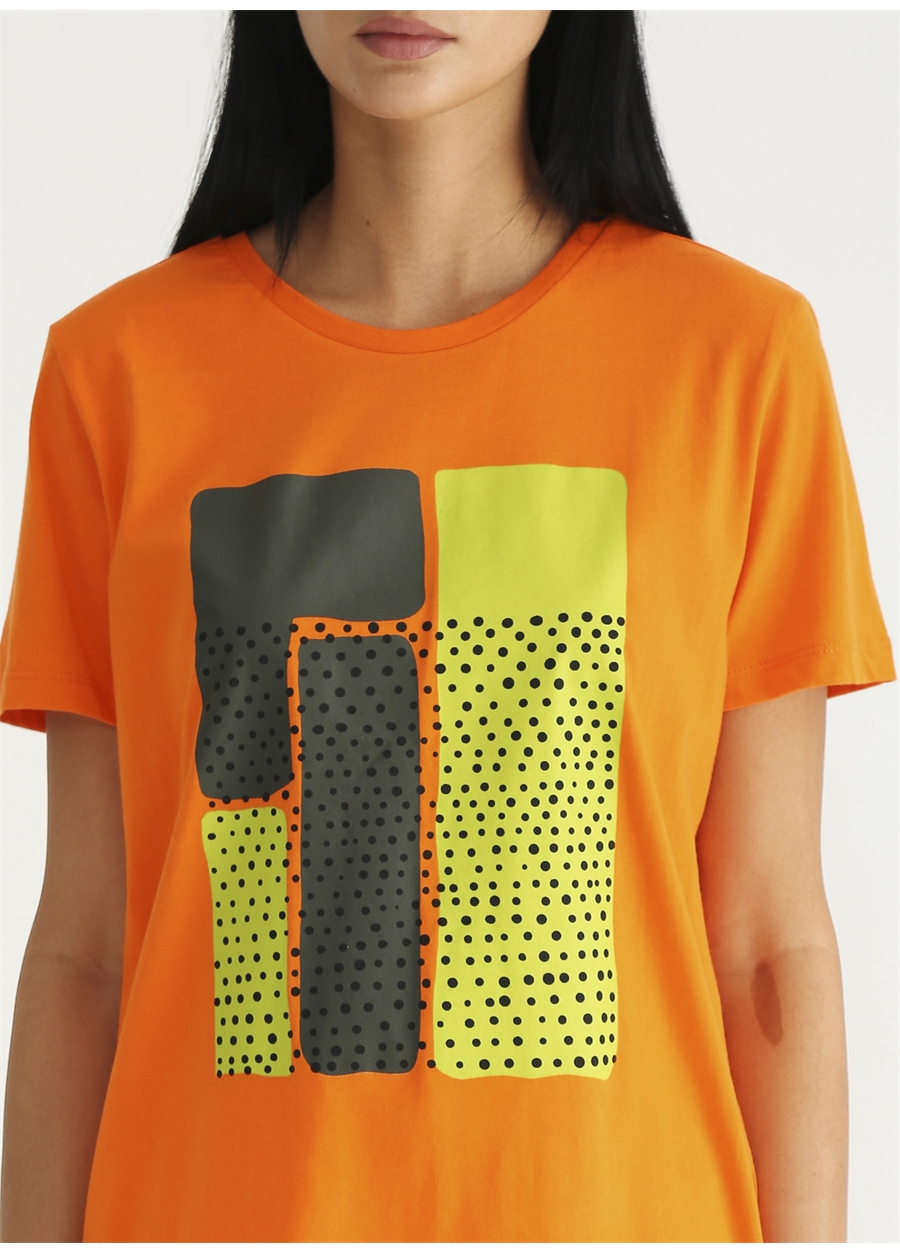 Fabrika Turuncu Kadın T-Shirt_3