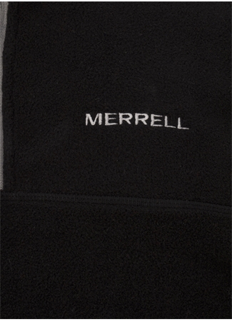 Merrell Düz Siyah Erkek Polar Sweatshırt M23PLACE PLACE_2