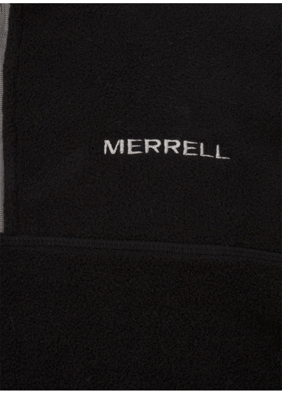 Merrell Düz Siyah Erkek Polar Sweatshırt M23PLACE PLACE_2