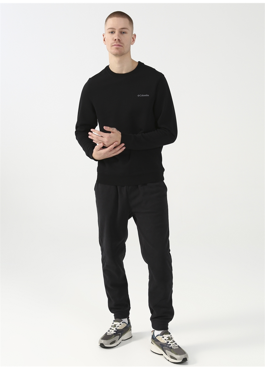 Columbia O Yaka Siyah Erkek Sweatshırt CS0204 CSC M BASIC CREW SWEATSHIRT_1