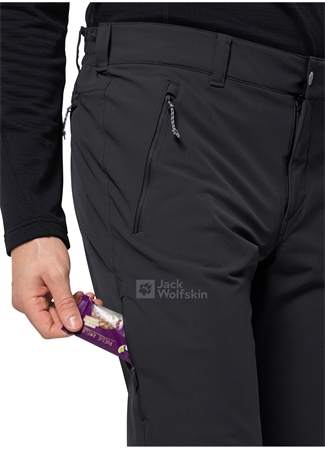 Jack Wolfskin Normal Paça Siyah Erkek Outdoor Pantolonu 1503755-6000 ACTIVATE XT PANTS M_1