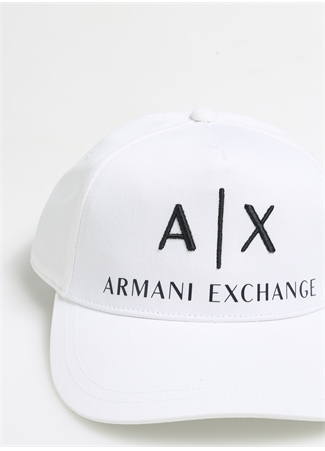 Armani Exchange Beyaz - Lacivert Erkek Kasket 954039 00812-BIANCO/BLU NAVY_1