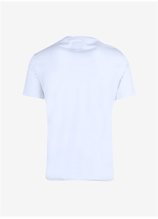 Armani Exchange Bisiklet Yaka Düz Beyaz Erkek T-Shirt 8NZTPH 1100-WHITE_1