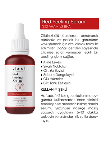 Voop Kırmızı Peeling Serum_4