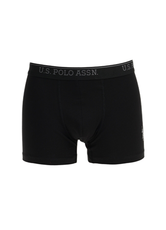 U.S. Polo Assn. Siyah Erkek Boxer 80097T-TEKLI BOXER_0