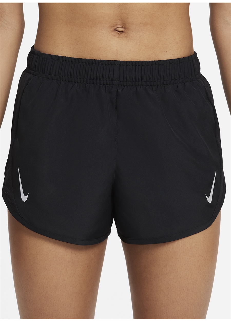 Nike Dar Siyah - Gri - Gümüş Kadın Şort DD5935-010 W NK DF TEMPO RACE SHORT_1