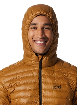 Mountain Hardwear Kahve Erkek Dik Yaka Düz Mont 1943771233_OM9935_3