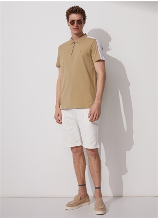 Fabrika Düz Haki Erkek Polo T-Shirt TELAS_2