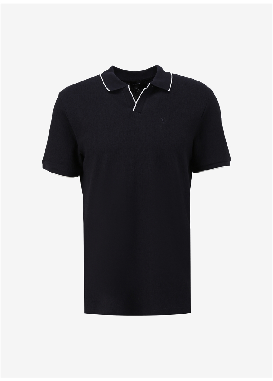 Fabrika Comfort Lacivert Erkek Polo Yaka Regular Fit Polo T-Shirt CM SERIUS
